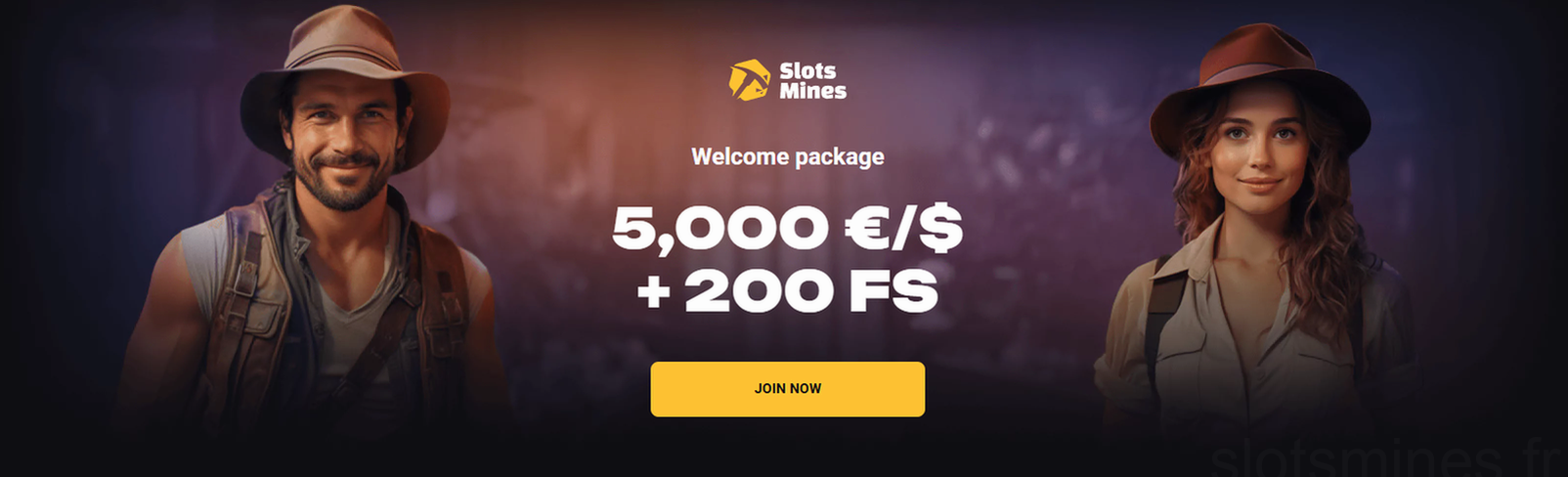 Slotsmines Casino Bienvenue