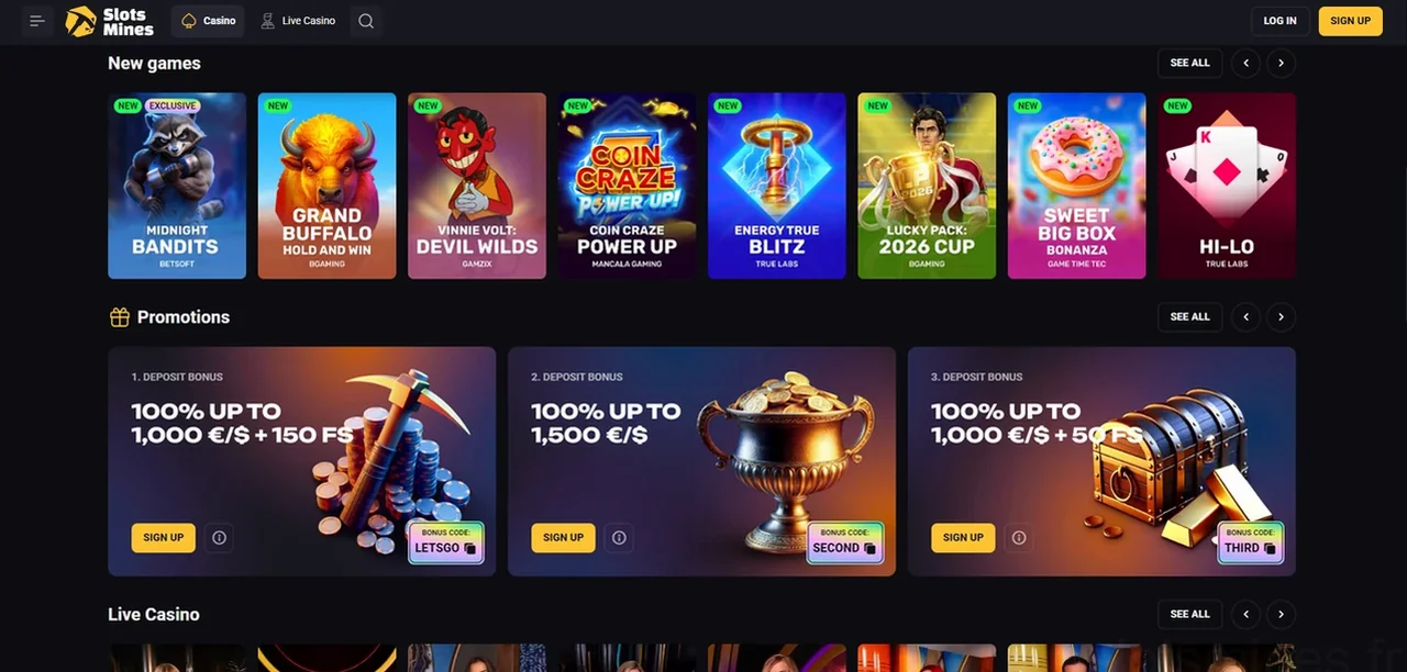 Slotsmines Casino Casino
